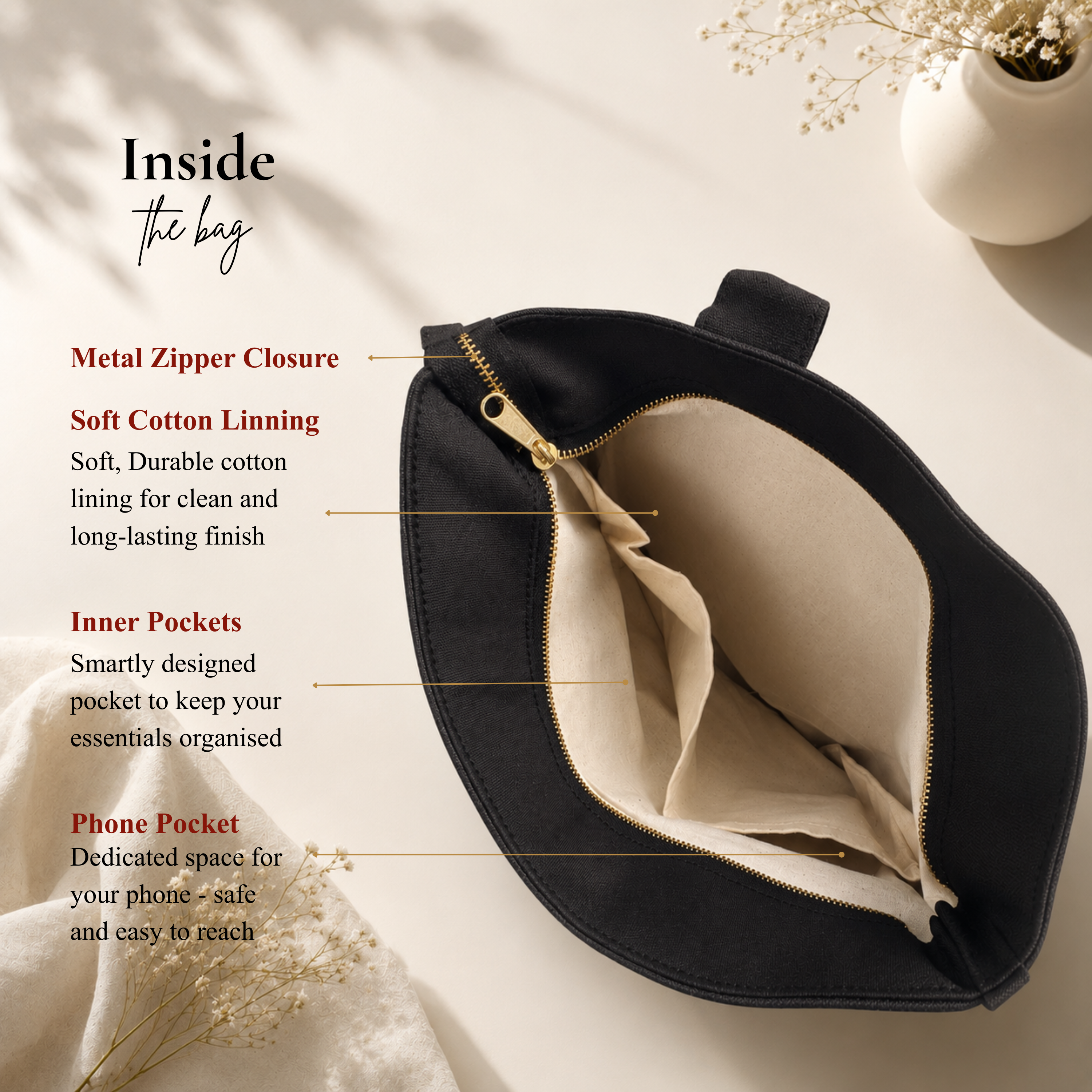 Purple Mandala Art Print Canvas Tote Bag